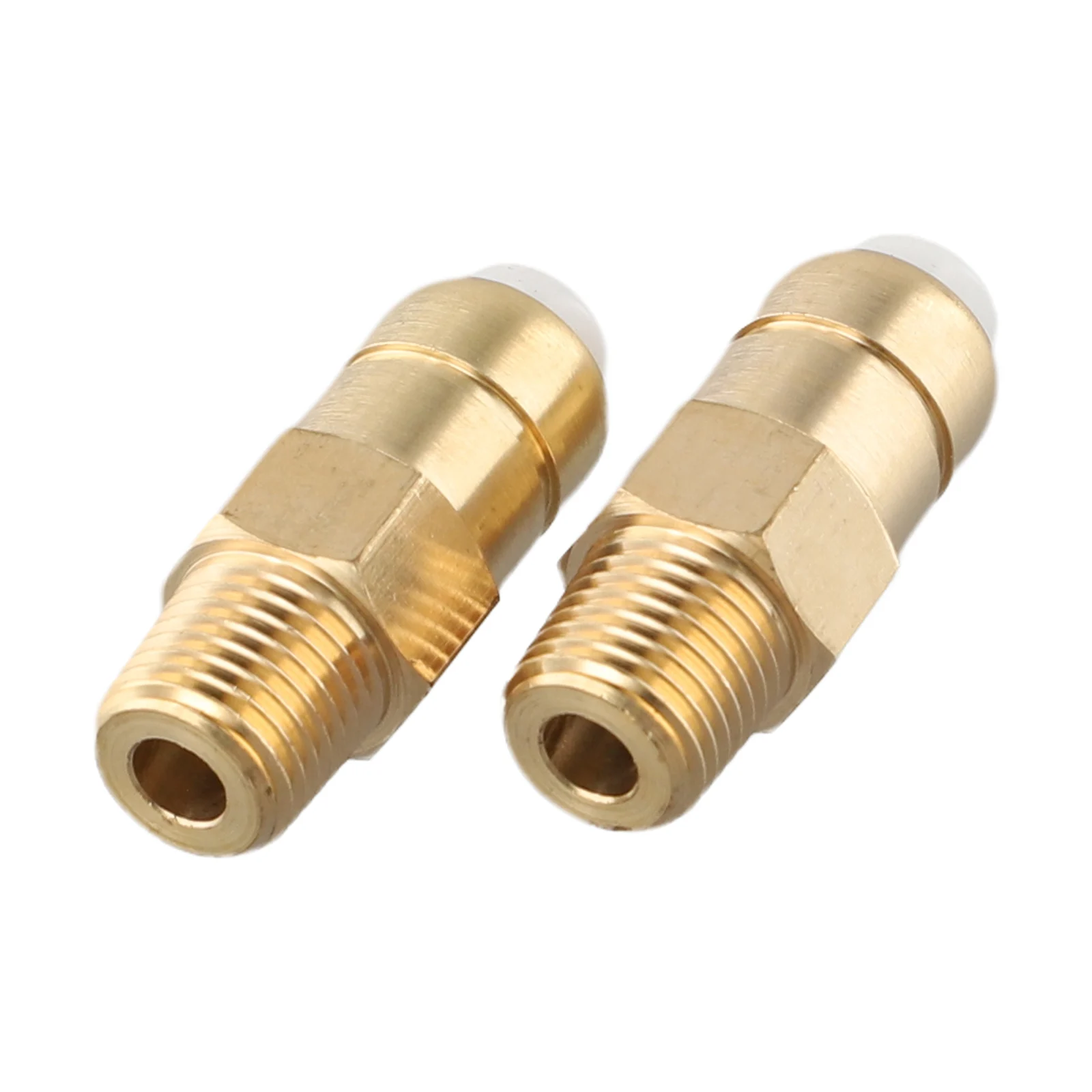 Комплект из 2 термовыпускных клапанов для аппаратов высокого давления с соединителями 1/4 NPT, защищающий насос от перегрева и повреждений.
Комплект из 2 термовыпускных клапанов для аппаратов высокого давления с соединителями 1/4 NPT, защищающий насос от перегрева и повреждений.