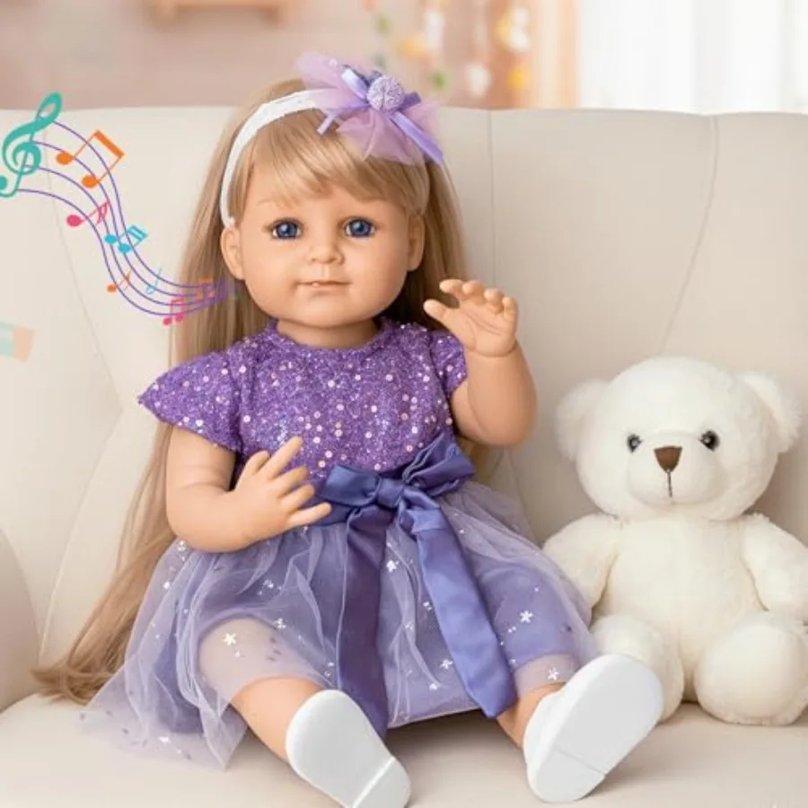 Interactive Talking Reborn Baby Doll 22 Realistic Newborn Girl That Sings Tells Stories Responds to Phrases Full Vinyl Soft Bod
Interactive Talking Reborn Baby Doll 22 Realistic Newborn Girl That Sings Tells Stories Responds to Phrases Full Vinyl Soft Bod