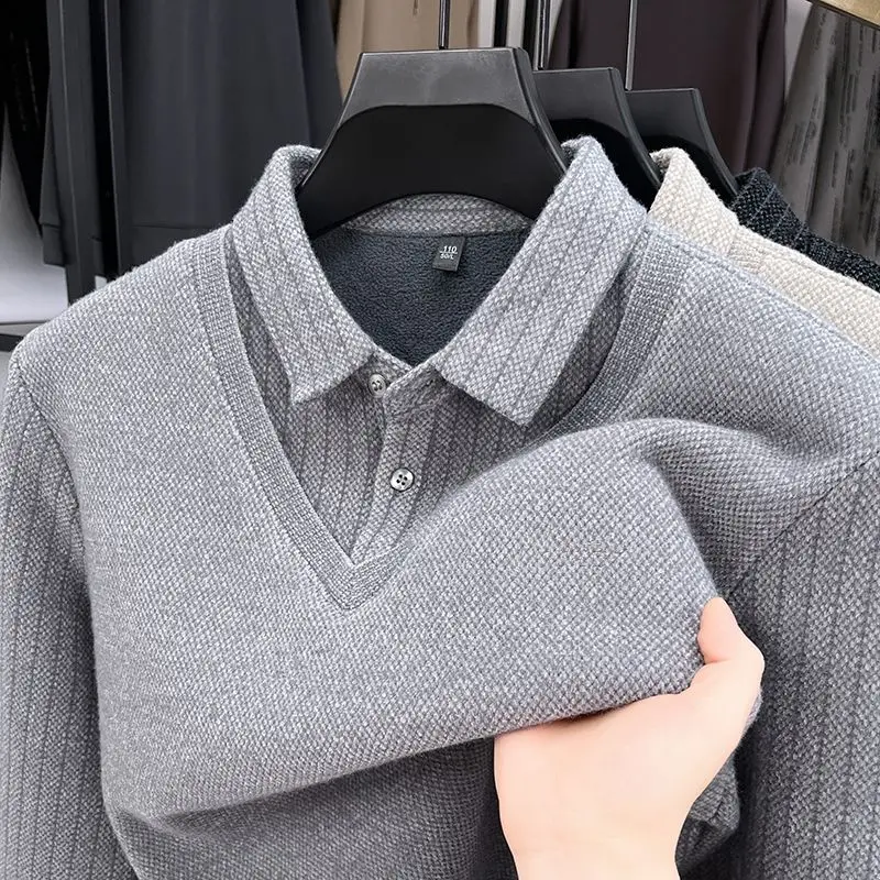 Мужской зимний утепленный трикотажный лонгслив с воротником-стойкой и эффектом двухслойности, стандартный крой, 2025 год
Мужской зимний утепленный трикотажный лонгслив с воротником-стойкой и эффектом двухслойности, стандартный крой, 2025 год