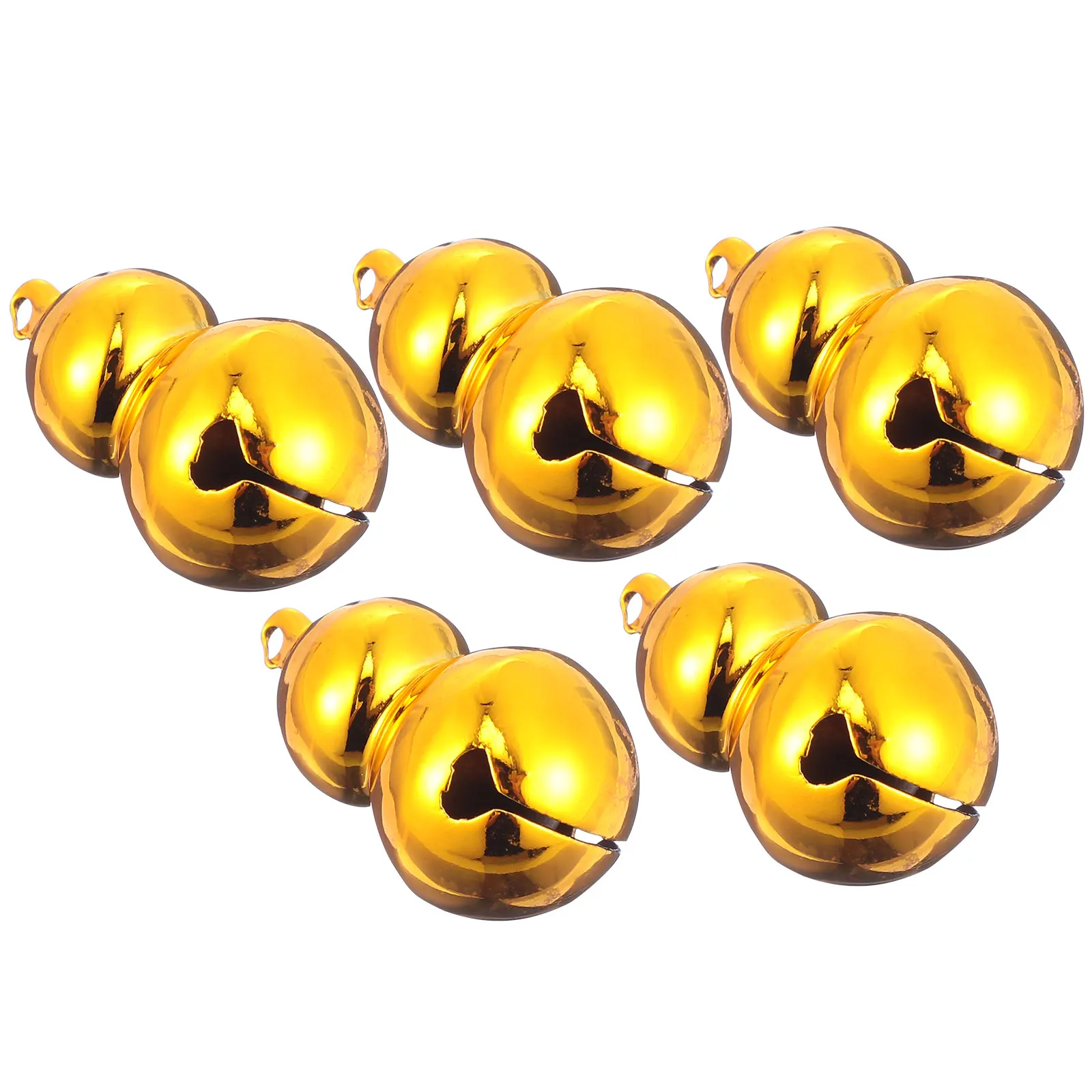 5 Pcs Gourd Shape Bells Small Lightweight Brass Pet Supplies Dog Collar Charm Cat Pendants Christmas naments Gifts Accessories 
5 Pcs Gourd Shape Bells Small Lightweight Brass Pet Supplies Dog Collar Charm Cat Pendants Christmas naments Gifts Accessories