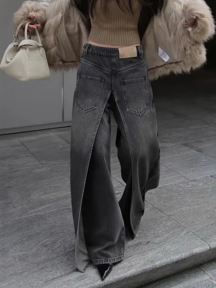 Джинсовые джинсы Waed Y2K Aalyptic Sle, двусторонние широкие джинсы, свободные длинные брюки для женщин, осенний сезон Faion
Джинсовые джинсы Waed Y2K Aalyptic Sle, двусторонние широкие джинсы, свободные длинные брюки для женщин, осенний сезон Faion
