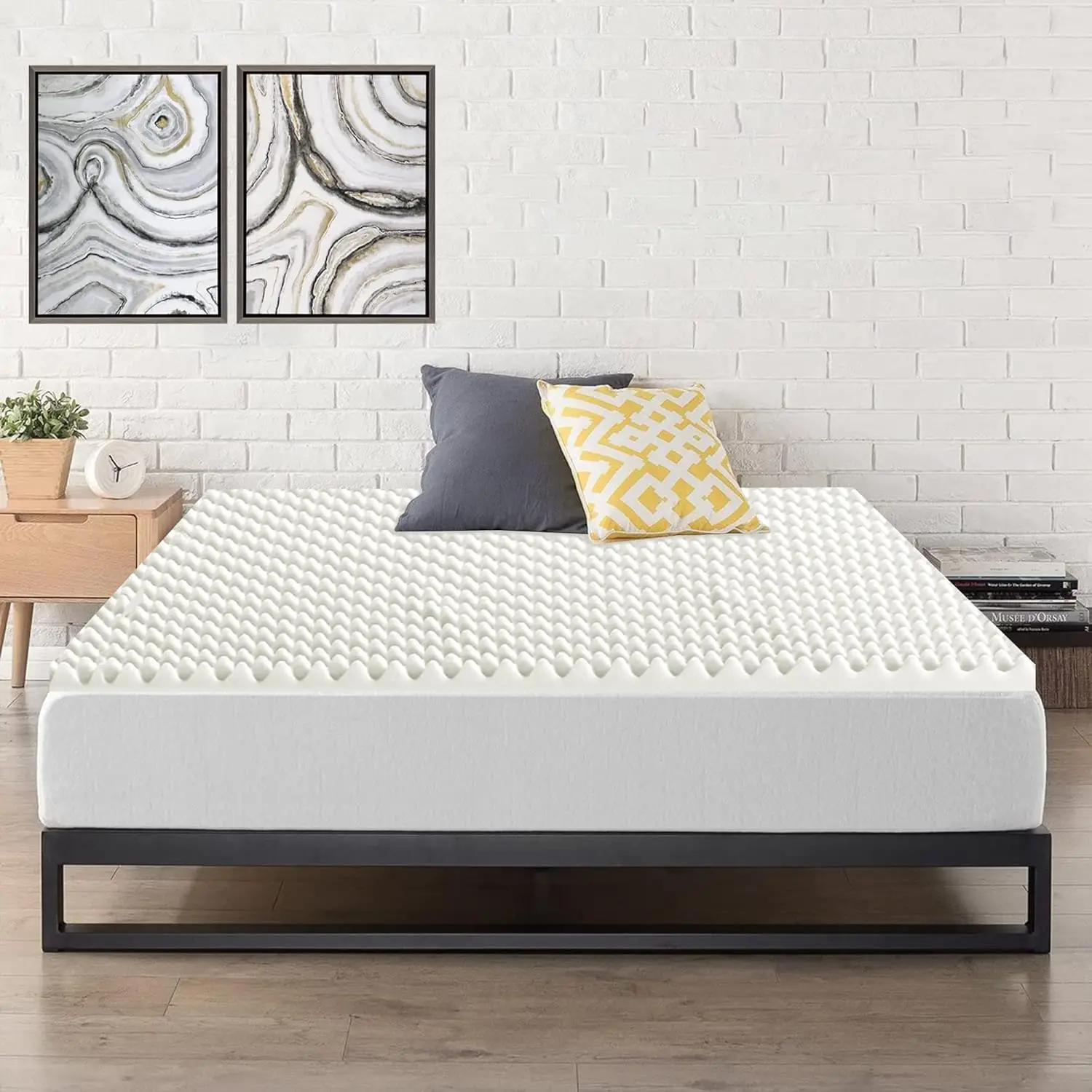Convoluted Egg Shell 2-Inch Breathable Foam Bed Topper | Makes Mattresses Comfortable And Relaxing, Provides Faster Pain Relief
Convoluted Egg Shell 2-Inch Breathable Foam Bed Topper | Makes Mattresses Comfortable And Relaxing, Provides Faster Pain Relief