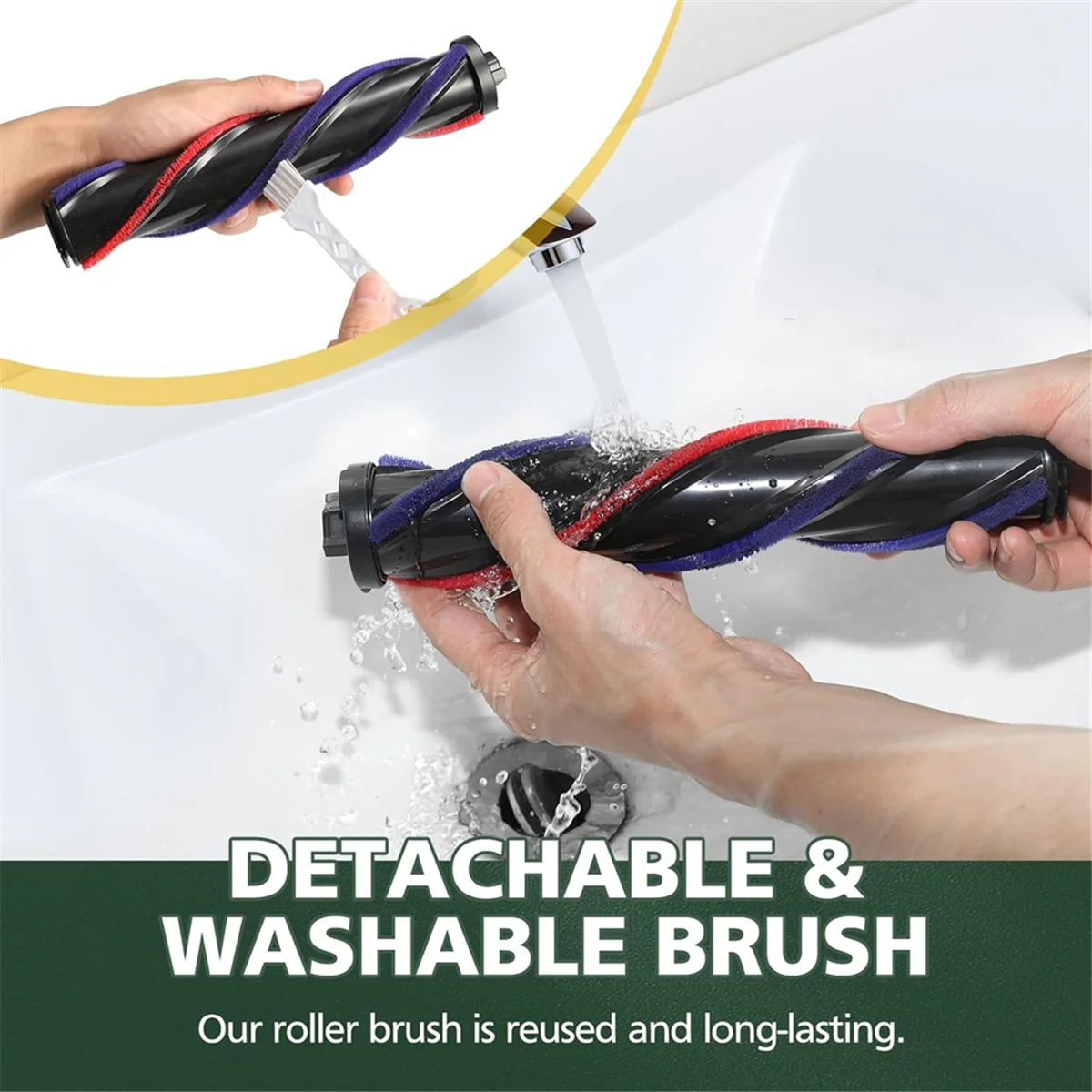 For V7 V8 V10 V11 V15 Cordless Stick Vacuum Cleaners with LED Headlights Roller Floor Brush Replacement
For V7 V8 V10 V11 V15 Cordless Stick Vacuum Cleaners with LED Headlights Roller Floor Brush Replacement