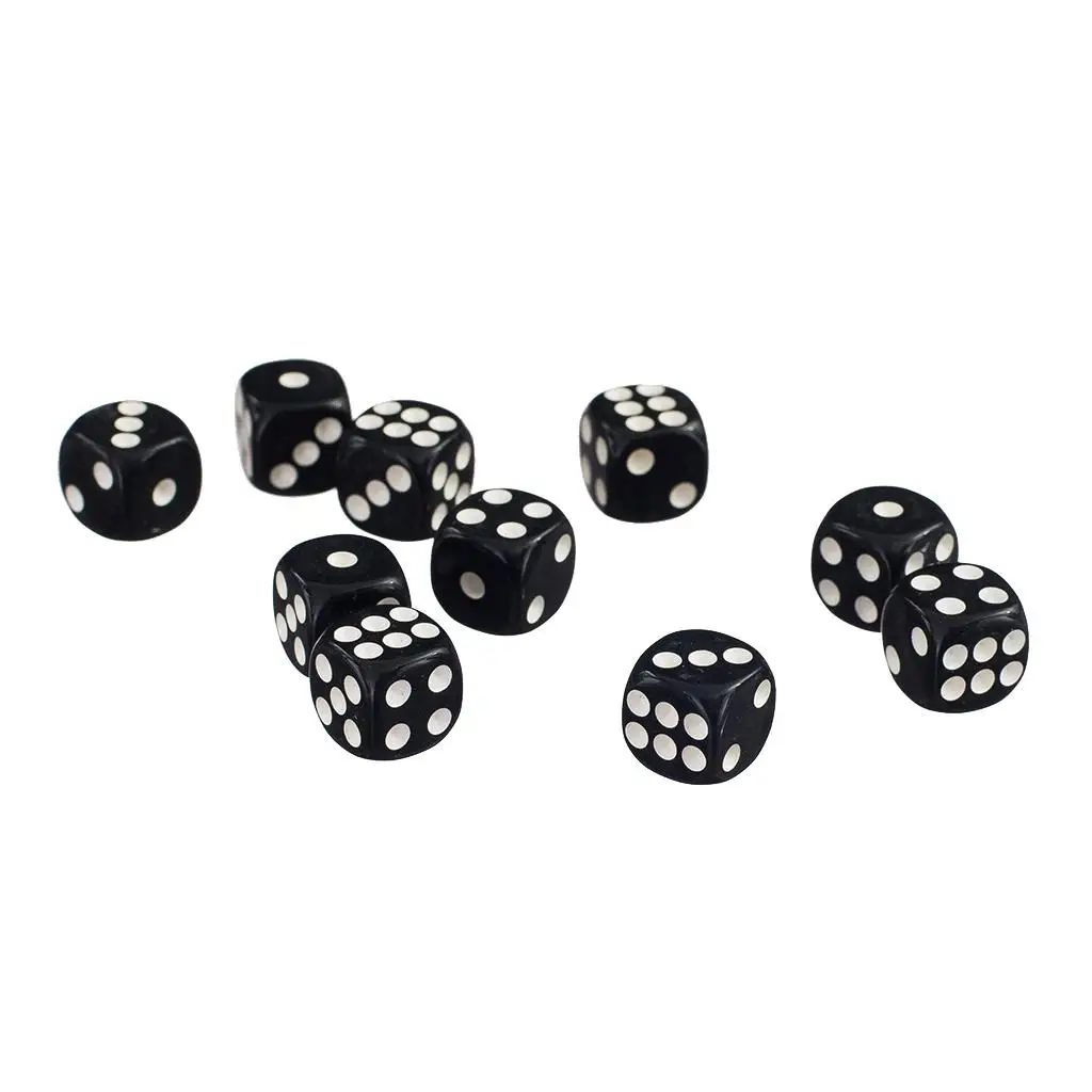 50 шт./компл. D6, шестисторонние игральные кости, игральные кости для настольных игр Dungeons & Dragons, TRPG, игры для дома, вечеринки, развлечений, 12 мм, черный
50 шт./компл. D6, шестисторонние игральные кости, игральные кости для настольных игр Dungeons & Dragons, TRPG, игры для дома, вечеринки, развлечений, 12 мм, черный