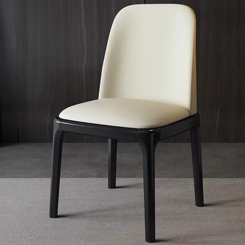 Solid wood light luxury dining chair household modern back chair hotel dining table leather back negotiation stool
Solid wood light luxury dining chair household modern back chair hotel dining table leather back negotiation stool
