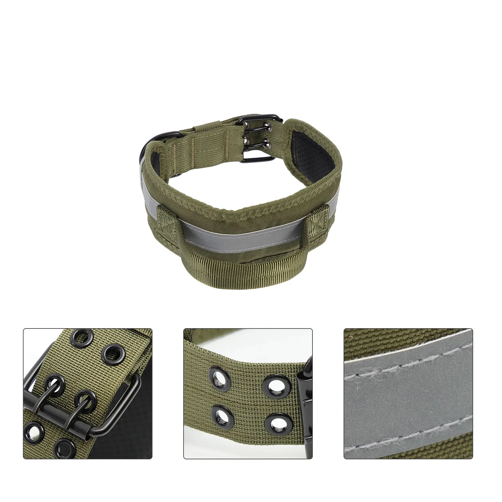 Reflective Dog Collar Adjustable Nylon Heavy Duty Pet Collar with Handle for Training Hiking Walking Pet Accessory
Reflective Dog Collar Adjustable Nylon Heavy Duty Pet Collar with Handle for Training Hiking Walking Pet Accessory