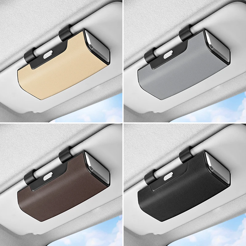 1pc Car Visor Sunglasses Car Glasses Case Glasses Holder Clip Box Internal Scratch Resistant Shock-proof Eyeglasses Storage Case
1pc Car Visor Sunglasses Car Glasses Case Glasses Holder Clip Box Internal Scratch Resistant Shock-proof Eyeglasses Storage Case