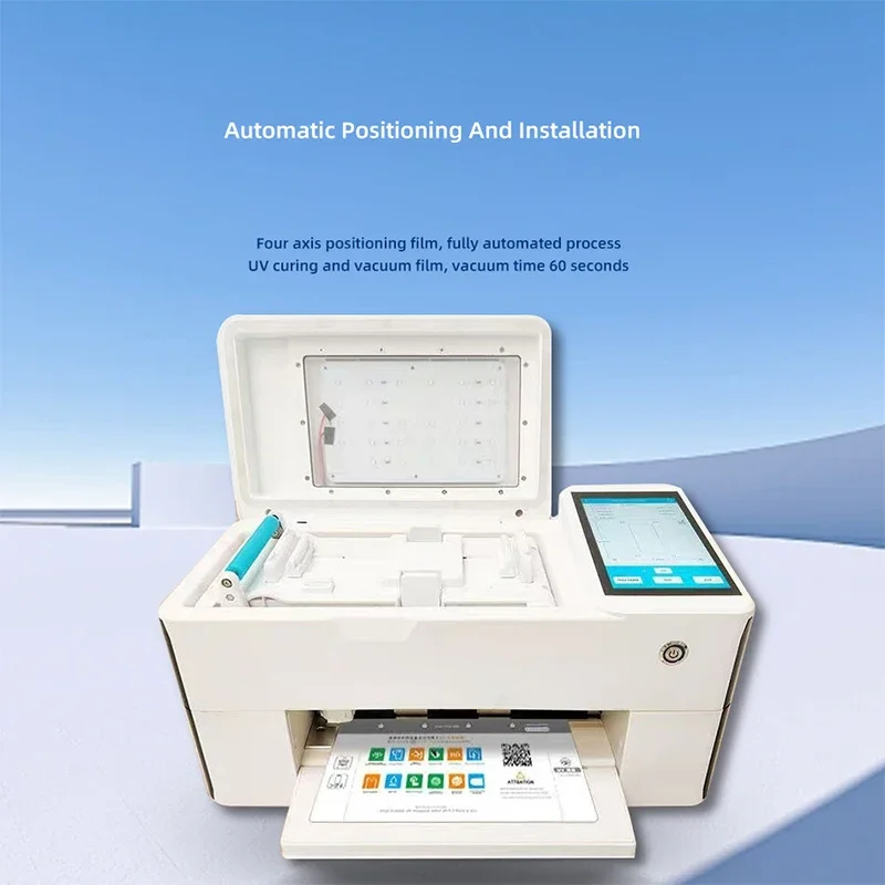 Smart Film Cutting and Application Machine—Designed for Smartphones—UV-Curing All-in-One Cutting Machine 220V
Smart Film Cutting and Application Machine—Designed for Smartphones—UV-Curing All-in-One Cutting Machine 220V
