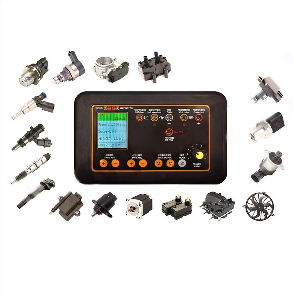 Portable Car Actuator Detector Drive Tester QDB-3A Automotive Ignition Coil Tester Auto Sensor Simulator
Portable Car Actuator Detector Drive Tester QDB-3A Automotive Ignition Coil Tester Auto Sensor Simulator