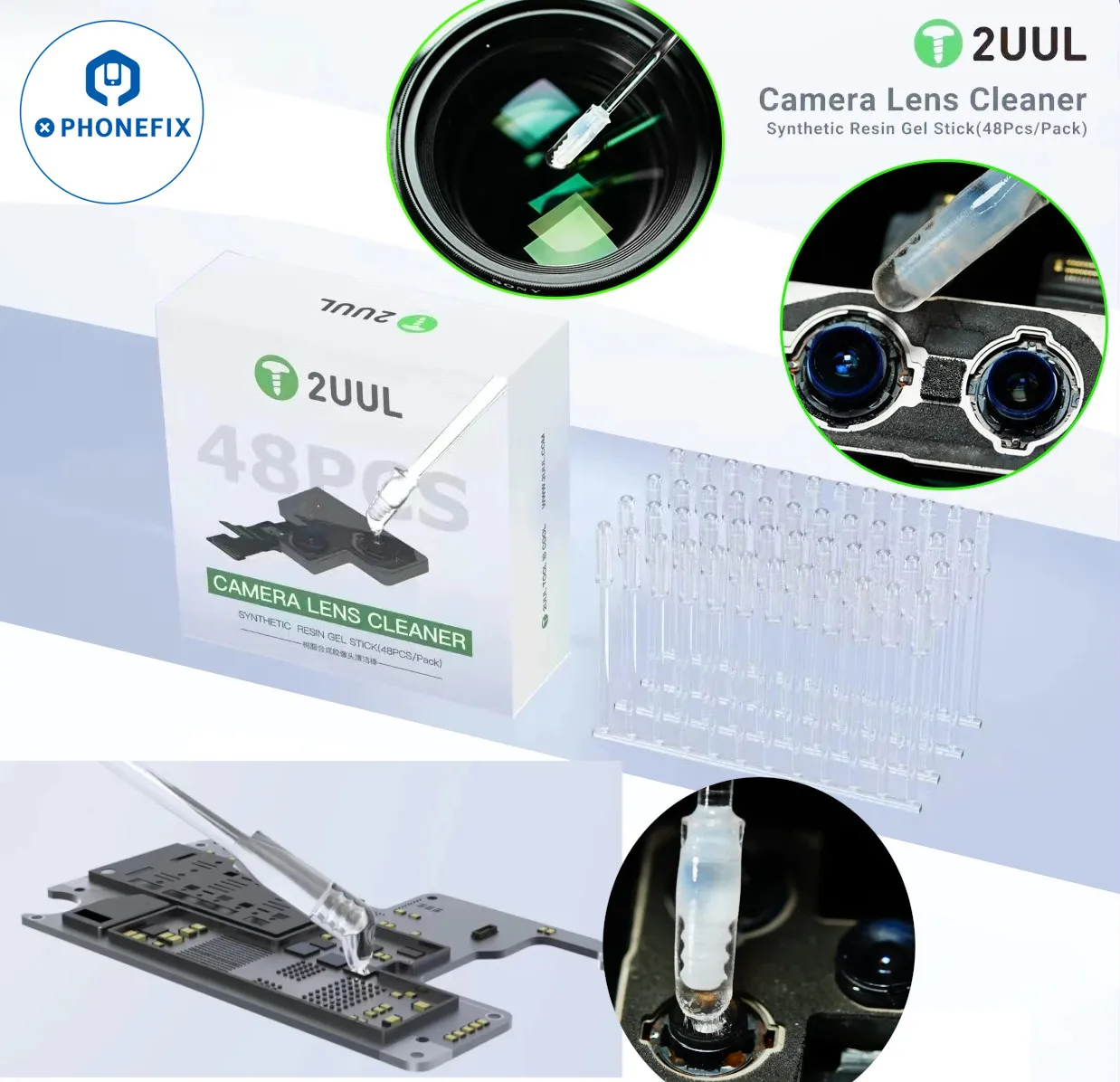 2UUL Camera Portable Lens Cleaner Resin Synthetic Stick Dust Fingerprint Removal for Phone Watch Camera Lens Screen Cleaner Tool
2UUL Camera Portable Lens Cleaner Resin Synthetic Stick Dust Fingerprint Removal for Phone Watch Camera Lens Screen Cleaner Tool