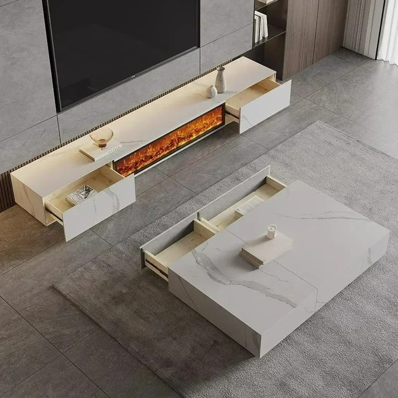 Customizable Light Luxury Tv Stand with Fireplace Home 
Customizable Light Luxury Tv Stand with Fireplace Home