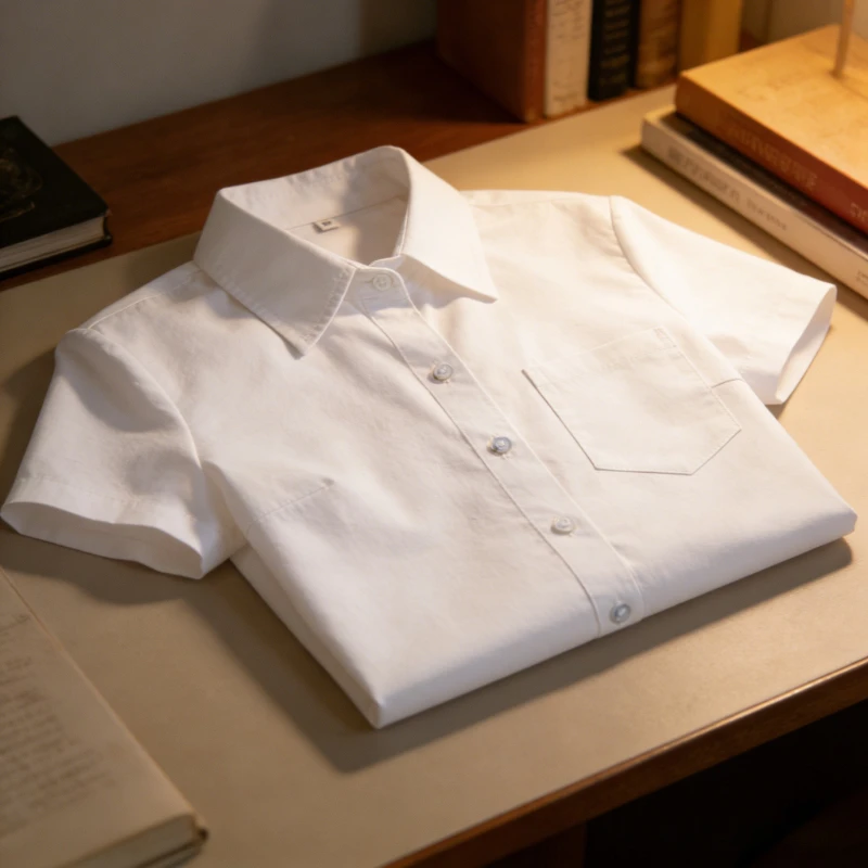 Women's JK Uniform Shirt,Summer Short Sleeve Japanese Style,Preppy Collegiate Design For Junior High Students&Daily Campus Wear
Women's JK Uniform Shirt,Summer Short Sleeve Japanese Style,Preppy Collegiate Design For Junior High Students&Daily Campus Wear