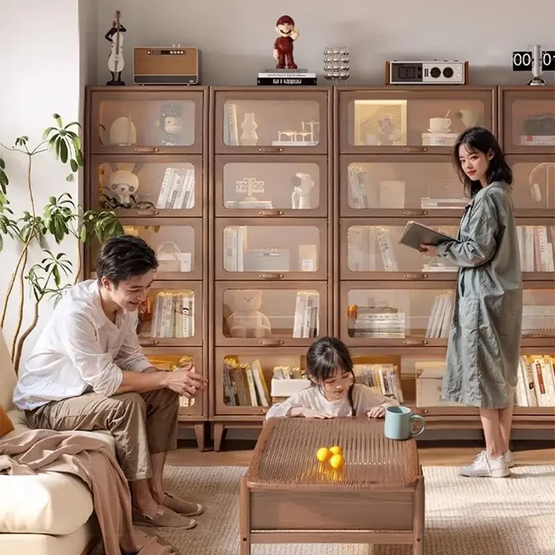 Solid wood bookcase glass door dustproof bookshelf shelf with door floor-to-ceiling home children's living room Nordic simple
Solid wood bookcase glass door dustproof bookshelf shelf with door floor-to-ceiling home children's living room Nordic simple