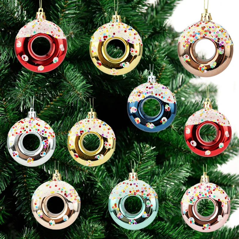 Christmas Ball Plastic Ball Tree Top Star Christmas Tree Decoration Christmas House Pendant Plastic Donut Pendant PVC Box Set
Christmas Ball Plastic Ball Tree Top Star Christmas Tree Decoration Christmas House Pendant Plastic Donut Pendant PVC Box Set