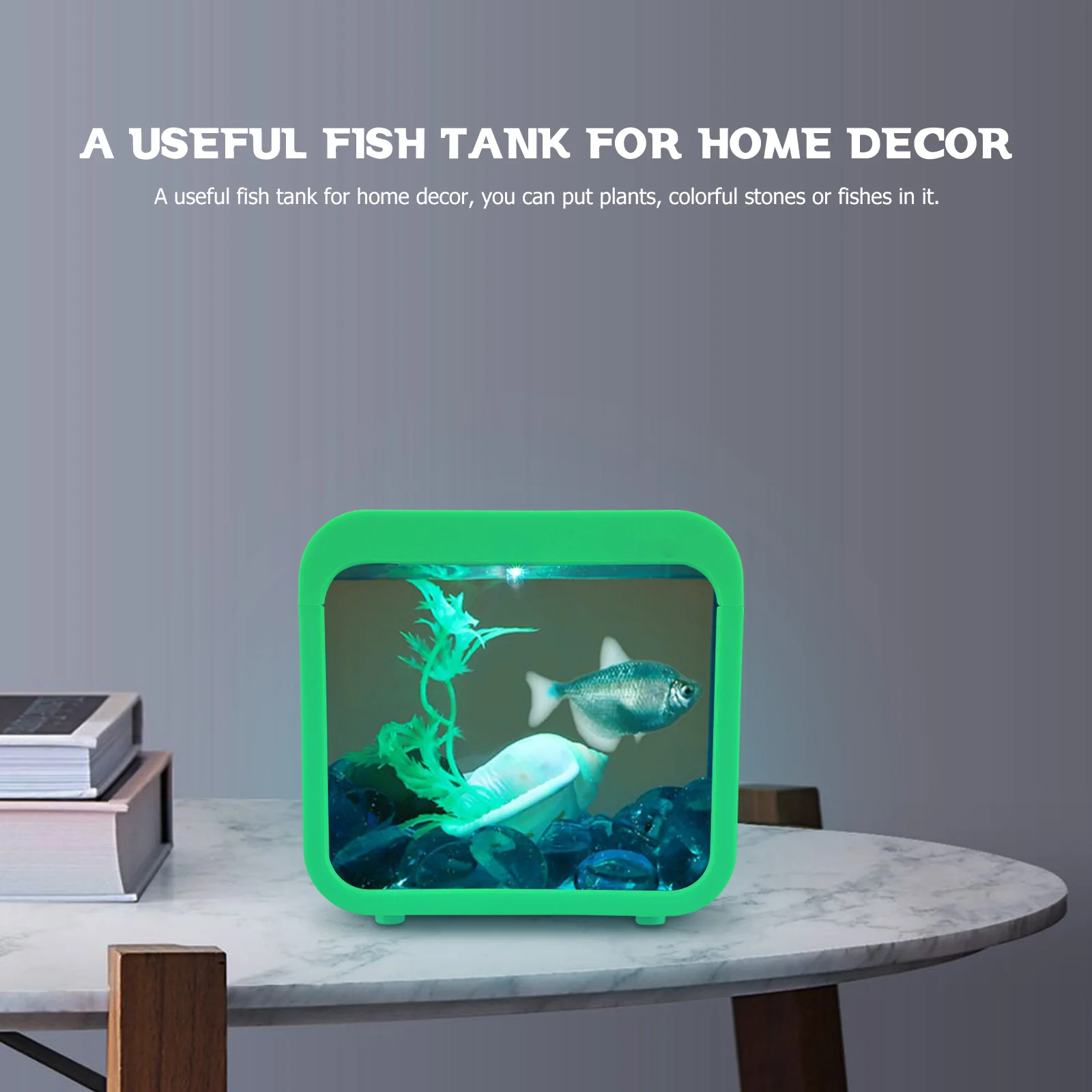 Betta Fish Tank Mini Desktop Aquarium Plastic Light Design 5 Colors Changeable Easy Clean Storage Pet Supplies Aquatic Container
Betta Fish Tank Mini Desktop Aquarium Plastic Light Design 5 Colors Changeable Easy Clean Storage Pet Supplies Aquatic Container
