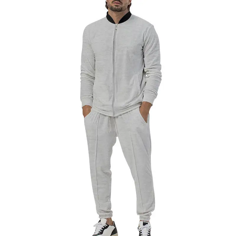 Men's Casual Zipper Long Sleeve Jacket And Pants Set Autumn Independent Station Cross-Border Leisure Fashion Men's Clothing
Men's Casual Zipper Long Sleeve Jacket And Pants Set Autumn Independent Station Cross-Border Leisure Fashion Men's Clothing