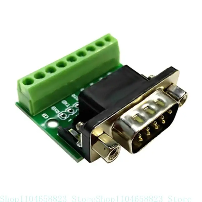 DB9 Male / Female Connector Adapter Screw Terminal Block 9-Pin 9-Hole RS232 RS485 Excellent Performance Conversion Board
DB9 Male / Female Connector Adapter Screw Terminal Block 9-Pin 9-Hole RS232 RS485 Excellent Performance Conversion Board
