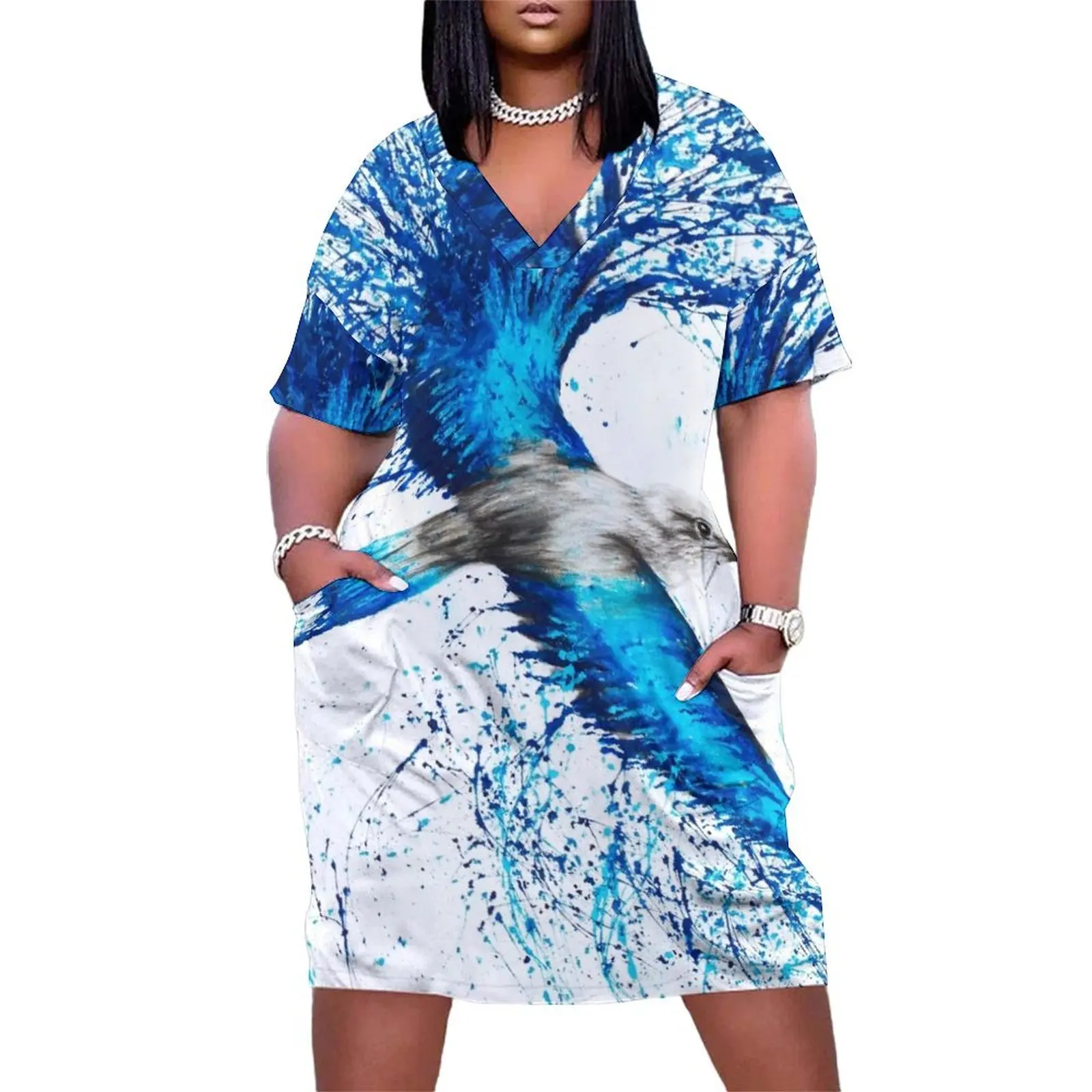 Ocean Bird Loose Pocket Dress elegant dresses plus sizes women long dresses birthday dresses for women Clothing female
Ocean Bird Loose Pocket Dress elegant dresses plus sizes women long dresses birthday dresses for women Clothing female