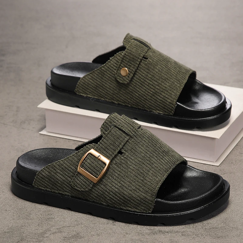 Autumn New Men Casual Sandals Solid Colour Canvas Sneakers Anti Slip Outsole Fashion Outdoor Footwear Flat Sole Walking Slippers
Autumn New Men Casual Sandals Solid Colour Canvas Sneakers Anti Slip Outsole Fashion Outdoor Footwear Flat Sole Walking Slippers