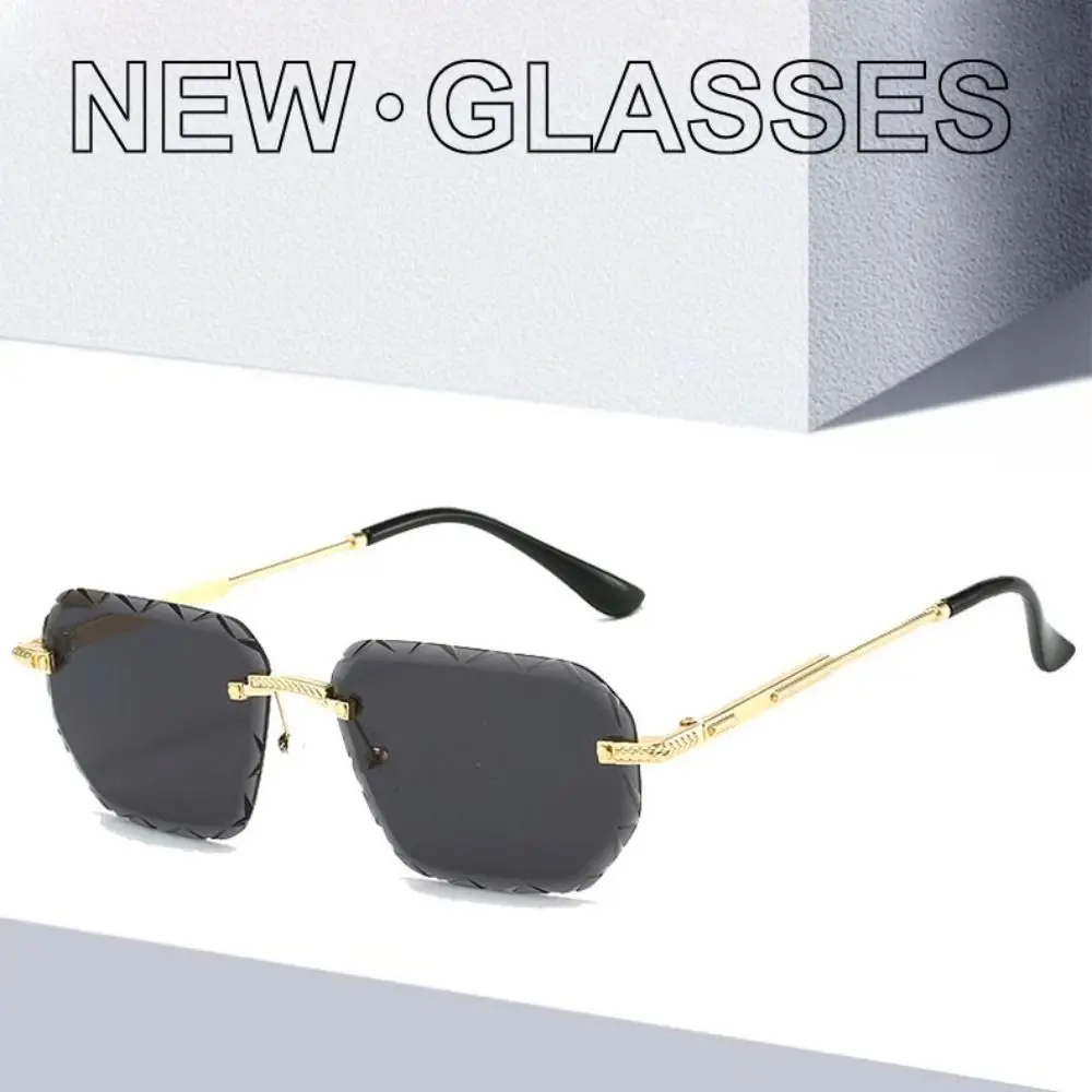 Cool UV 400 Rimless Sunglasses Square Small Men Sunglasses Shade Korean Style Driving Eyewear Streetwear
Cool UV 400 Rimless Sunglasses Square Small Men Sunglasses Shade Korean Style Driving Eyewear Streetwear