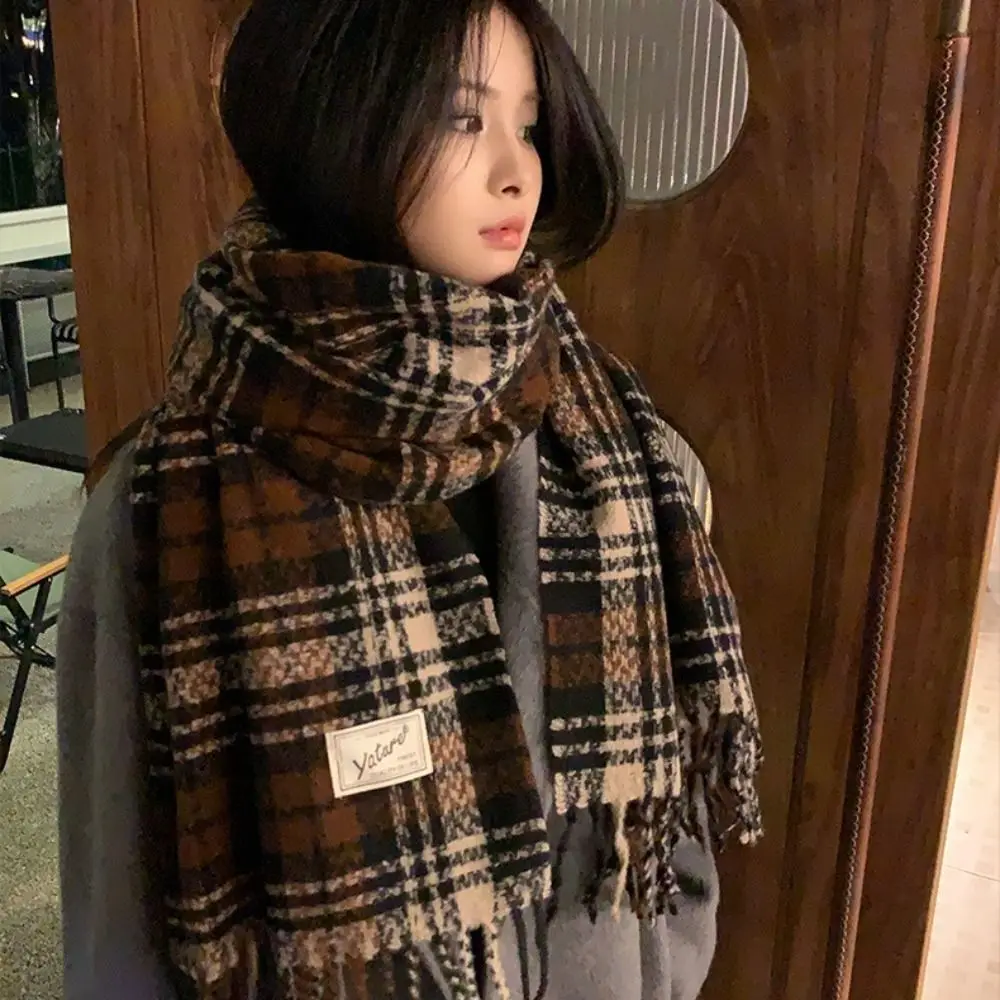 Новый теплый зимний клетчатый шарф розового цвета, мягкие длинные шарфы с кисточками, элегантные утолщенные женские шарфы из пашмины
Новый теплый зимний клетчатый шарф розового цвета, мягкие длинные шарфы с кисточками, элегантные утолщенные женские шарфы из пашмины