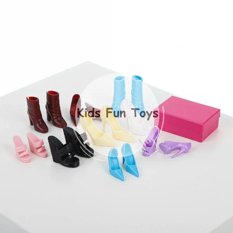 4 Pair Set of Doll High Heels Perfect for Collectors DIY Ankle Boot Accessories
4 Pair Set of Doll High Heels Perfect for Collectors DIY Ankle Boot Accessories