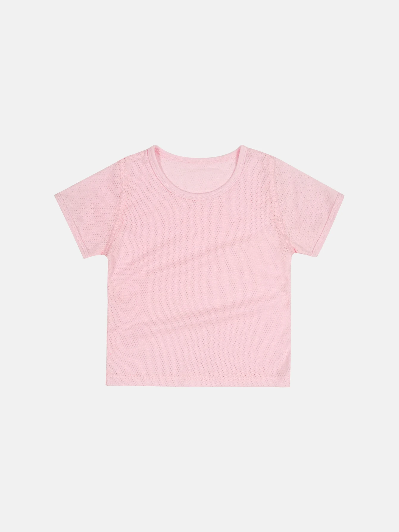 Children's Short sleeved 2024 Summer Girls Pink T-shirt Cotton Breathable Mesh Short sleeved Shirt Girl Thin Solid Color T-shirt
Children's Short sleeved 2024 Summer Girls Pink T-shirt Cotton Breathable Mesh Short sleeved Shirt Girl Thin Solid Color T-shirt