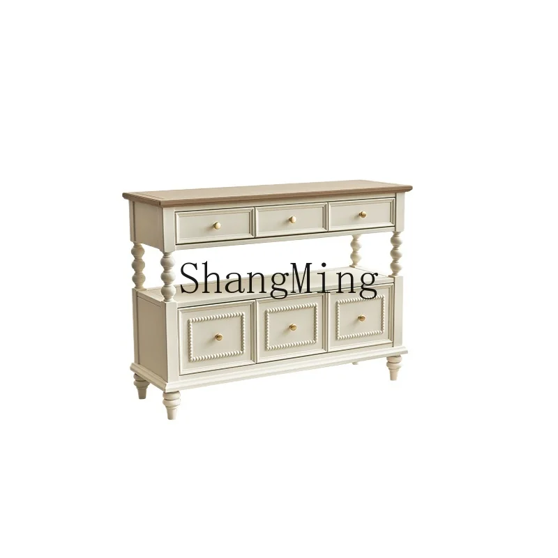 LXY white solid wood porch cabinet, home storage, door, living room aisle cabinet
LXY white solid wood porch cabinet, home storage, door, living room aisle cabinet