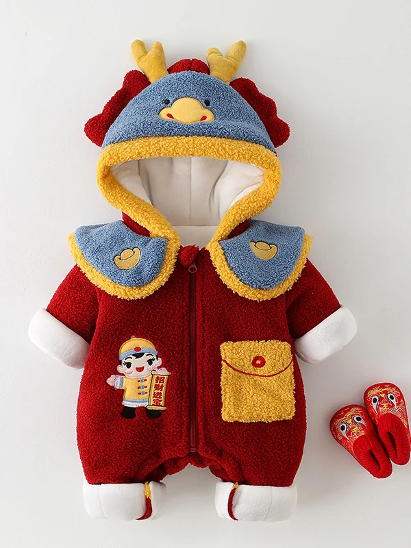 Зимняя одежда для малышей Thiened Rer, теплая праздничная одежда, подарочная одежда для одного года, красный цвет, китайский Новый год Sle
Зимняя одежда для малышей Thiened Rer, теплая праздничная одежда, подарочная одежда для одного года, красный цвет, китайский Новый год Sle