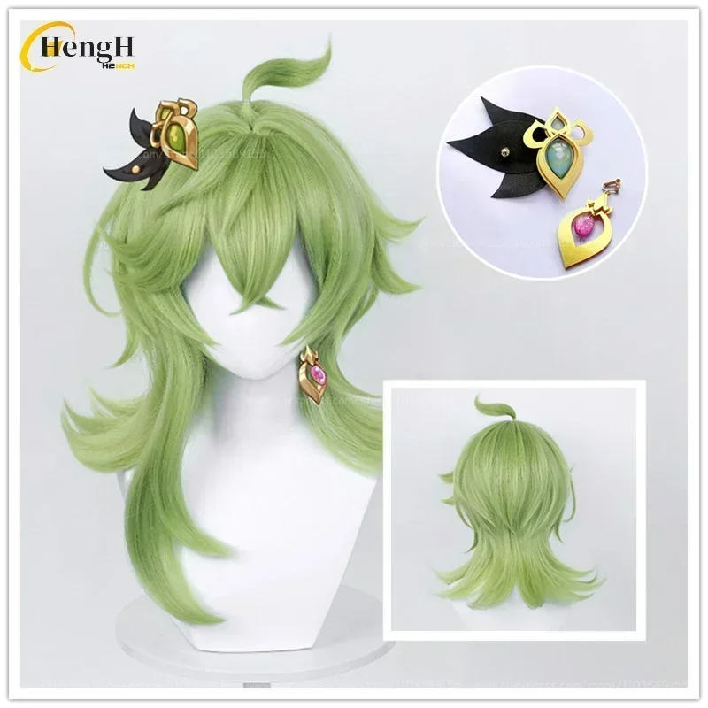 In Stock Anime Collei Synthetic Long 45cm Bamboo Green Wig And Earring Heat Resistant Hair Halloween Party Cosplay Anime Wigs
In Stock Anime Collei Synthetic Long 45cm Bamboo Green Wig And Earring Heat Resistant Hair Halloween Party Cosplay Anime Wigs