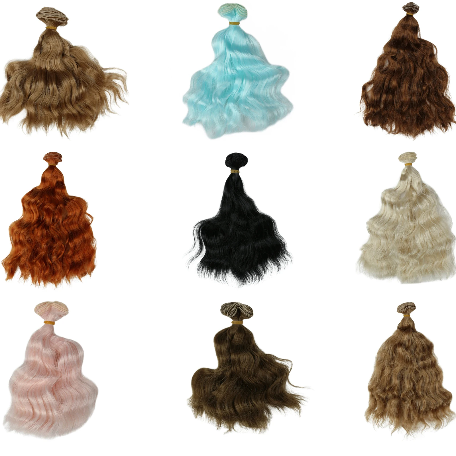 Factory Offer Wholesale 15cm 25cm BJD/SD Doll Wig/Hair DIY curly Wig for 1/3 1/4 BJD Doll
Factory Offer Wholesale 15cm 25cm BJD/SD Doll Wig/Hair DIY curly Wig for 1/3 1/4 BJD Doll
