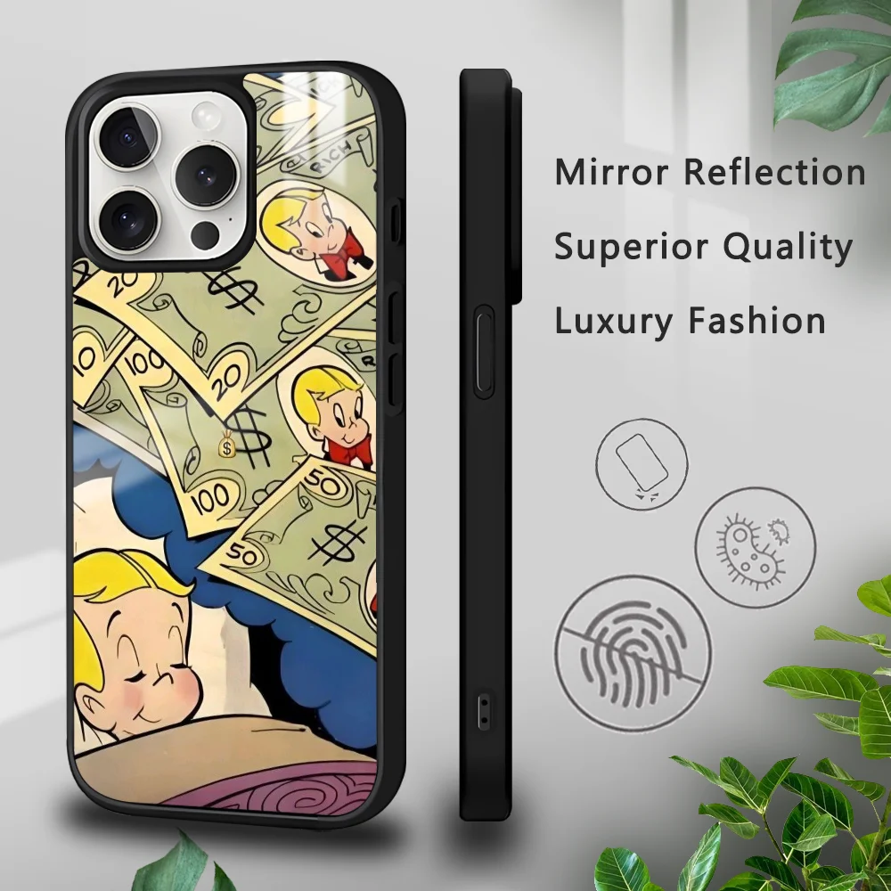 Movie R-Richie Rich Phone Case For iPhone 16 15 14 13 12 11 Pro Xs Max Mini Plus Celulares Hard Funda
Movie R-Richie Rich Phone Case For iPhone 16 15 14 13 12 11 Pro Xs Max Mini Plus Celulares Hard Funda