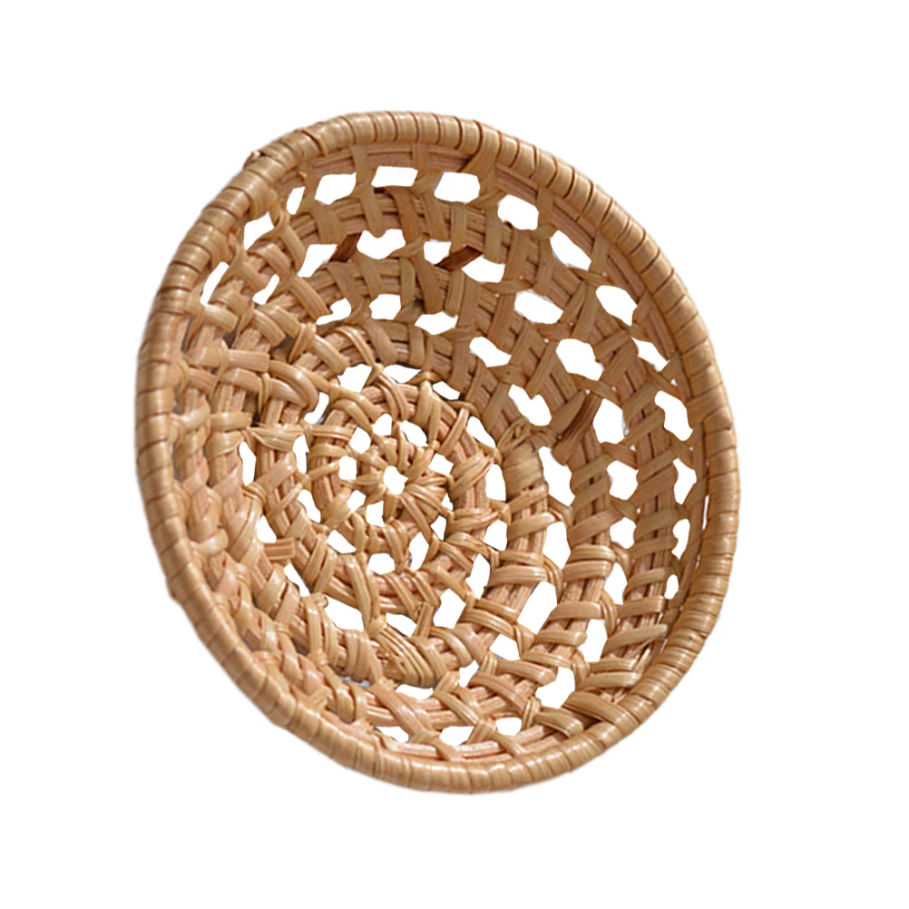 Wicker Storage Rattan Handwoven Fruit Bowl Kitchen Counter Decor Tray Fruit Storage Basket Home Restaurant Organization
Wicker Storage Rattan Handwoven Fruit Bowl Kitchen Counter Decor Tray Fruit Storage Basket Home Restaurant Organization