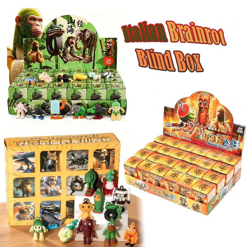 12/24 шт., итальянская слепая коробка Brainrot, игрушка Tungtung Sahur Tralarero Tralala, модель куклы, фигурки, декоративная игрушка в подарок с брелоком
12/24 шт., итальянская слепая коробка Brainrot, игрушка Tungtung Sahur Tralarero Tralala, модель куклы, фигурки, декоративная игрушка в подарок с брелоком