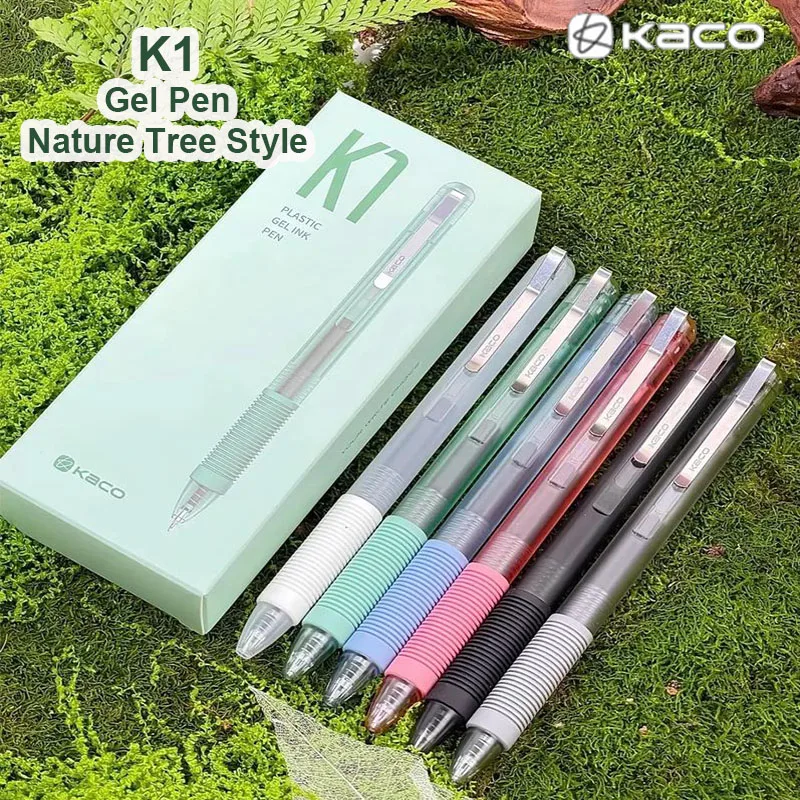 Гелевая ручка KACO K1 Nature Tree Style 0,5 мм, быстросохнущая, комфортная, противоскользящая, черные ручки для гладкого письма, журнал, офисные, школьные принадлежности
Гелевая ручка KACO K1 Nature Tree Style 0,5 мм, быстросохнущая, комфортная, противоскользящая, черные ручки для гладкого письма, журнал, офисные, школьные принадлежности