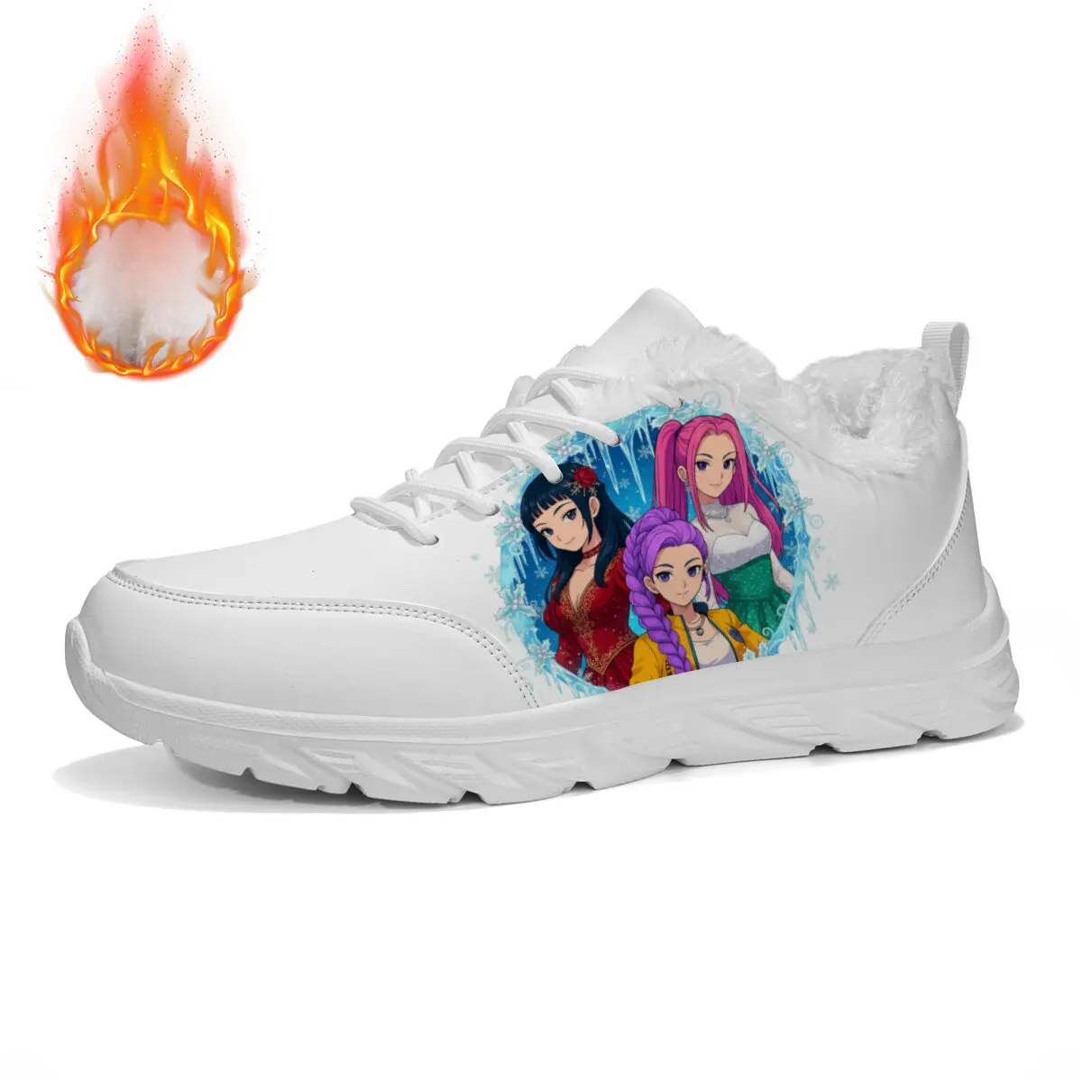 Man Sneakers Breathable Anime Girls Print White Fur-Lined Sneakers Outdoor Sports Walking Shoes New Fashion Men Running Sneakers
Man Sneakers Breathable Anime Girls Print White Fur-Lined Sneakers Outdoor Sports Walking Shoes New Fashion Men Running Sneakers