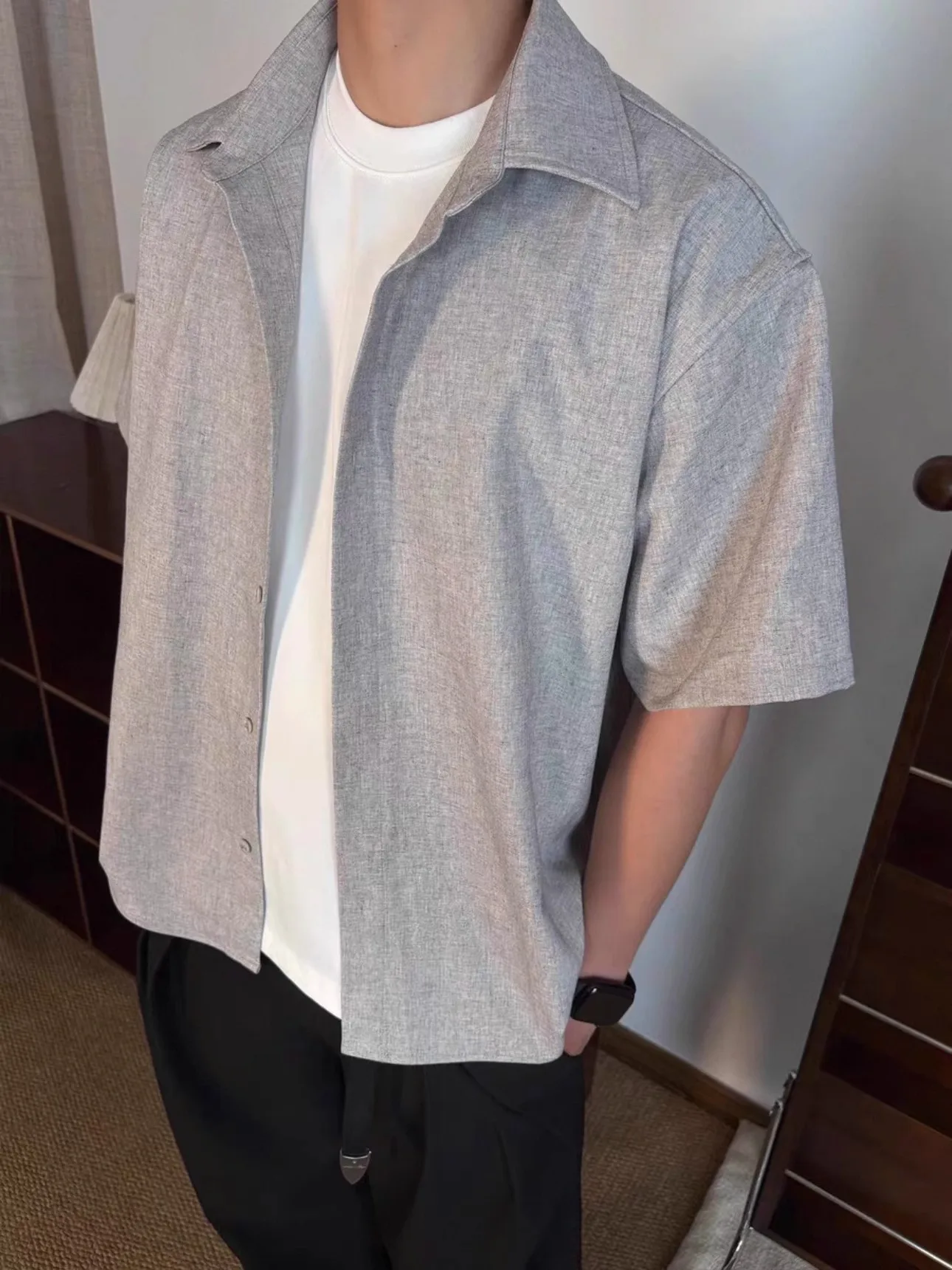 Мужская летняя свободная футболка Cleanfit из японского хлопка и льна, повседневная, универсальная, модная, дышащая, для комфортного ношения
Мужская летняя свободная футболка Cleanfit из японского хлопка и льна, повседневная, универсальная, модная, дышащая, для комфортного ношения