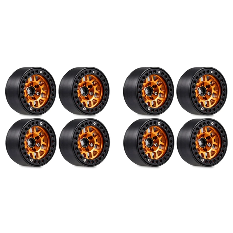 8PCS 1.9 Metal Beadlock Wheel Hub Rim For 1/10 RC Crawler Axial SCX10 90046 AXI03007 Traxxas TRX4 Redcat D90,Orange
8PCS 1.9 Metal Beadlock Wheel Hub Rim For 1/10 RC Crawler Axial SCX10 90046 AXI03007 Traxxas TRX4 Redcat D90,Orange