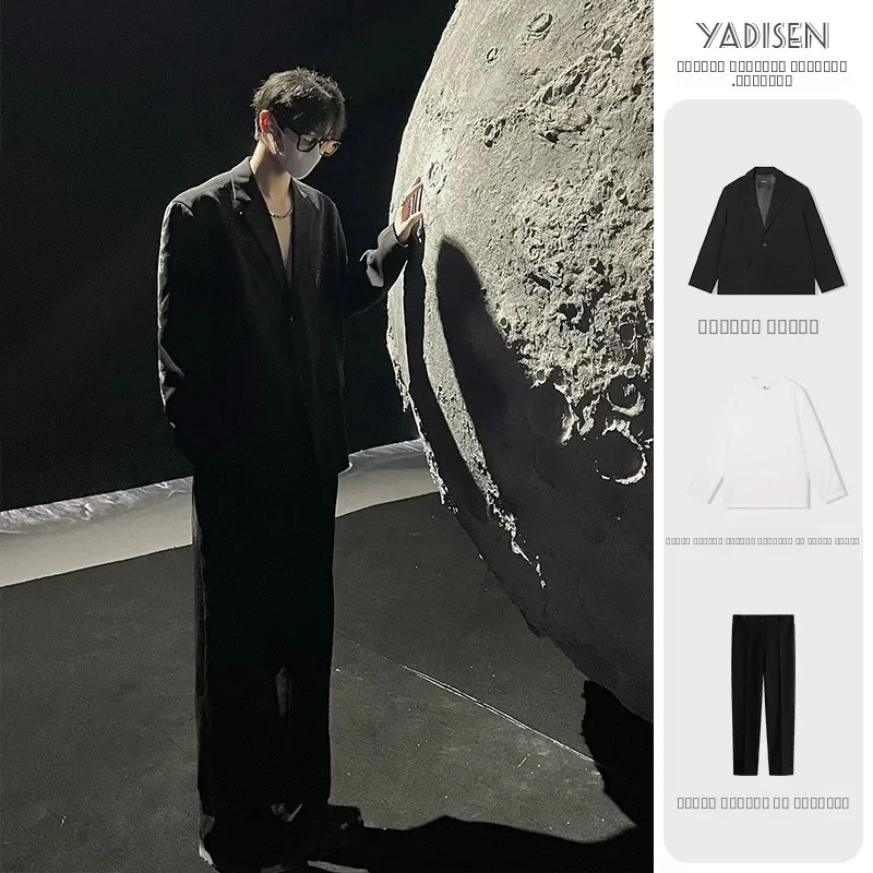 Винтажный костюм Bla, комплект из футболки Jaet для взрослых, стабильный мужской модный костюм-стойка с длинным светом и плоским воротником, молодежная ulari
Винтажный костюм Bla, комплект из футболки Jaet для взрослых, стабильный мужской модный костюм-стойка с длинным светом и плоским воротником, молодежная ulari