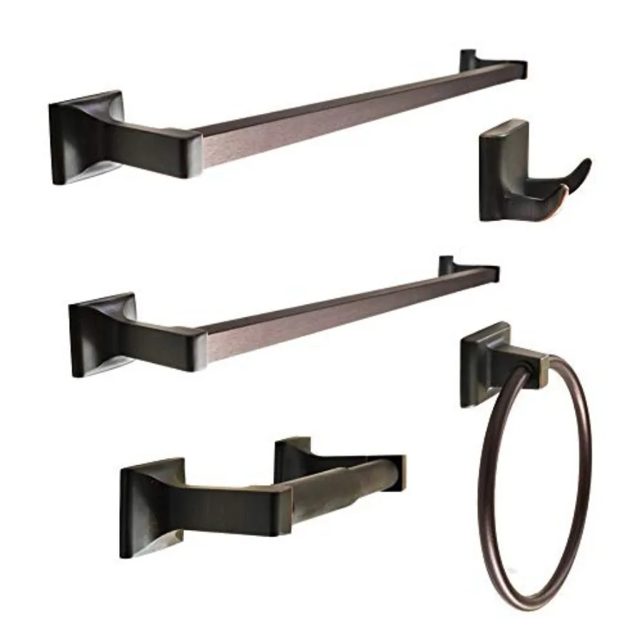 SENTO Cellar Classic Bathroom Accessories Set, Heavy Duty Metal Bath Hardware Set Wall Mounted, Includes Robe Hook, Toilet Pape
SENTO Cellar Classic Bathroom Accessories Set, Heavy Duty Metal Bath Hardware Set Wall Mounted, Includes Robe Hook, Toilet Pape