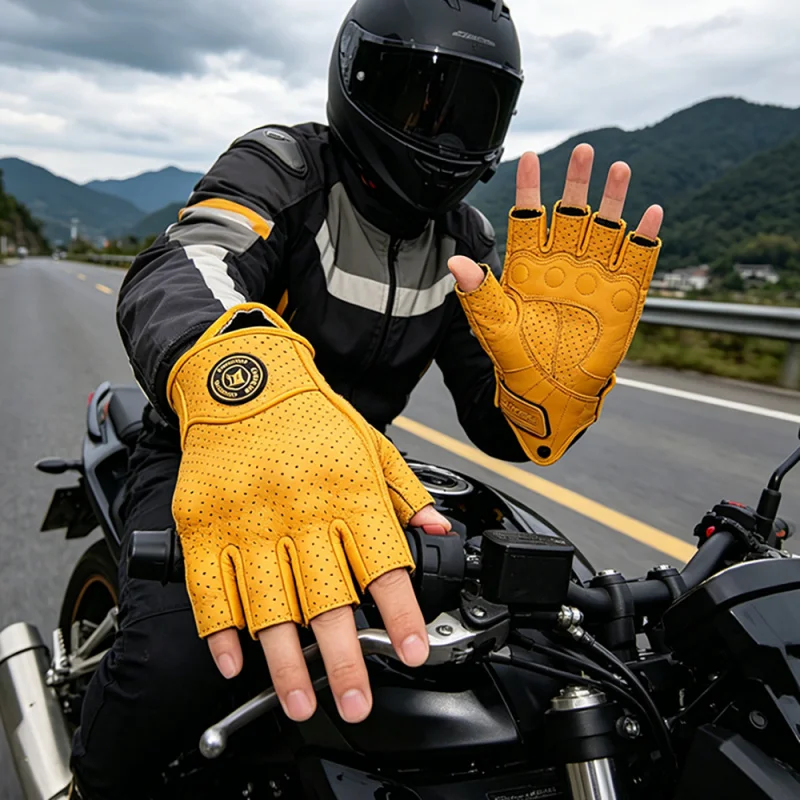 Vintage Retro Fingerless Riding Gloves Touchscreen Hard Anti-Collision Shell Motorcycle Motocross Cycling Protective Accessories
Vintage Retro Fingerless Riding Gloves Touchscreen Hard Anti-Collision Shell Motorcycle Motocross Cycling Protective Accessories