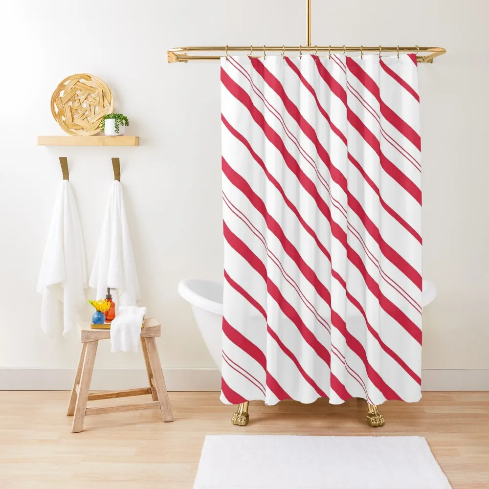 White and Red Candy Cane Stripes Shower Curtain Shower For Bathrooms Transparent Bathroom Shower Curtain
White and Red Candy Cane Stripes Shower Curtain Shower For Bathrooms Transparent Bathroom Shower Curtain