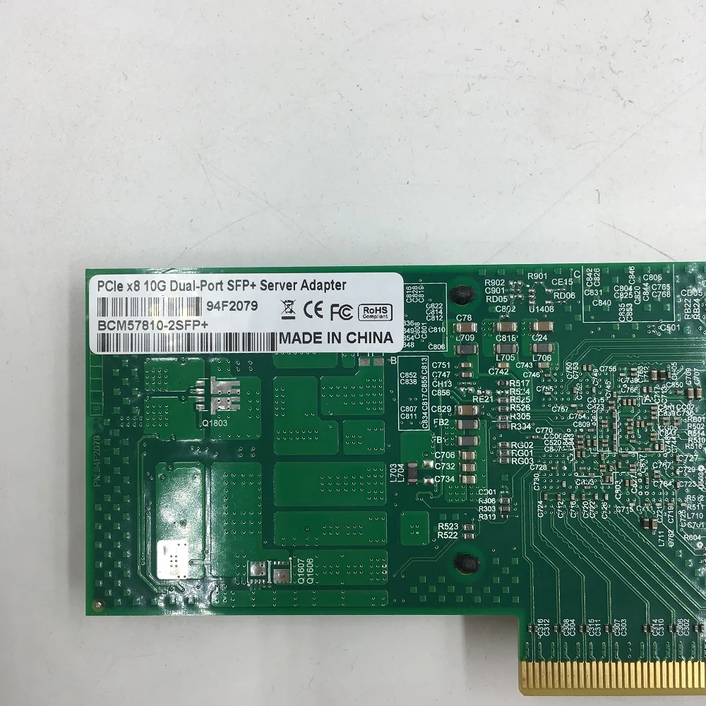 BCM57810S 10GB Dual Port SFP+ PCIe x8 Ethernet Converged Network Adapter OEM
BCM57810S 10GB Dual Port SFP+ PCIe x8 Ethernet Converged Network Adapter OEM