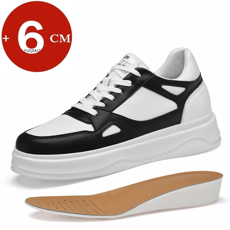 Men 6CM Height Increase Cow Leather Casual Elevator Shoes Summer Breathable Mesh & Leather Sneakers Fashion Comfortable Loafers
Men 6CM Height Increase Cow Leather Casual Elevator Shoes Summer Breathable Mesh & Leather Sneakers Fashion Comfortable Loafers