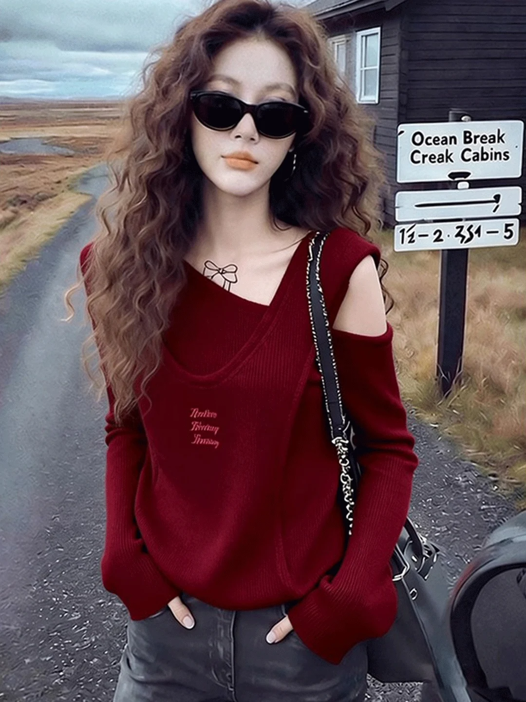 Red Knitted Sweater Women's Inner Wear Spring 2026 New Style Commute Style Medium Softness Long Sleeve High Collar Single Button
Red Knitted Sweater Women's Inner Wear Spring 2026 New Style Commute Style Medium Softness Long Sleeve High Collar Single Button