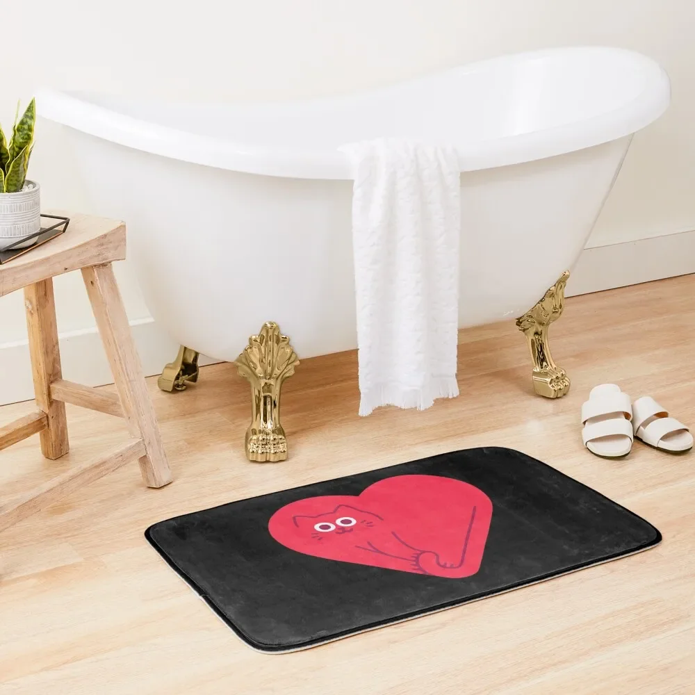 Cute Cat Heart Bath Mat Sleeping Room Rugs Bathroom Use Kitchens Carpet For Bath Anti-Skid Mat
Cute Cat Heart Bath Mat Sleeping Room Rugs Bathroom Use Kitchens Carpet For Bath Anti-Skid Mat