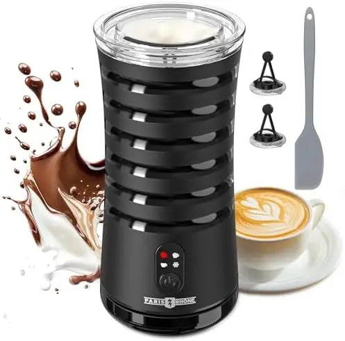 Paris Rhône 4-in-1 Milk Frother – Hot & Cold Foam with Temp Control & Auto Shut-Off for Coffee, Latte, Cappuccino
Paris Rhône 4-in-1 Milk Frother – Hot & Cold Foam with Temp Control & Auto Shut-Off for Coffee, Latte, Cappuccino