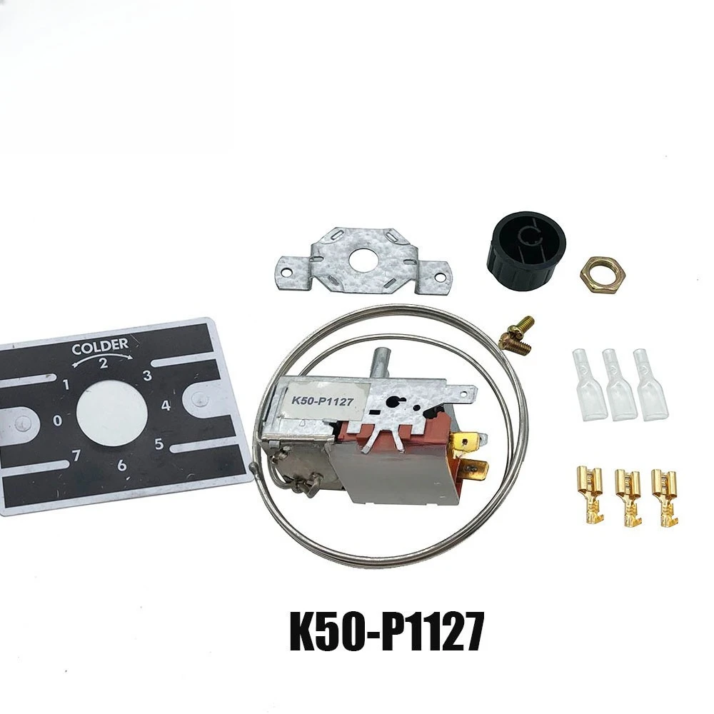 Refrigeration Temperature Control Switch K59 K50 K54 K56 K60 K57 2 Pin K50-P1127 Thermostat For A10-1051 Replacement
Refrigeration Temperature Control Switch K59 K50 K54 K56 K60 K57 2 Pin K50-P1127 Thermostat For A10-1051 Replacement