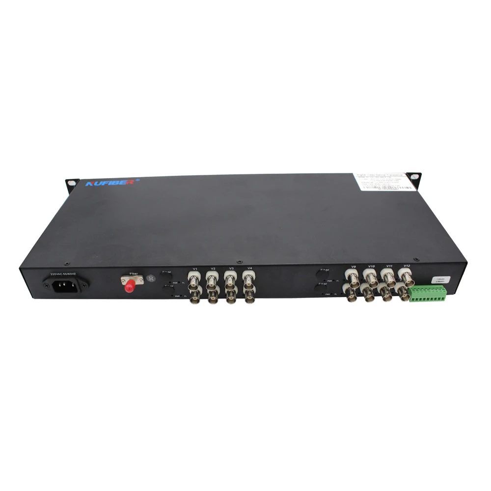 16 Channel Video for CCTV Camera System Digital Video Optical Fiber Media Converter