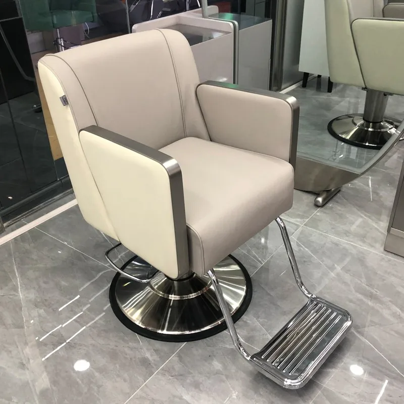 Hair salon special perm and dyeing area hair salon chair lift and cut high-end barber shop stool
Hair salon special perm and dyeing area hair salon chair lift and cut high-end barber shop stool